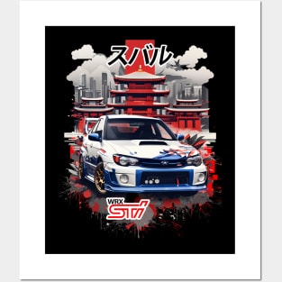 JDM Subaru WRX STI Posters and Art